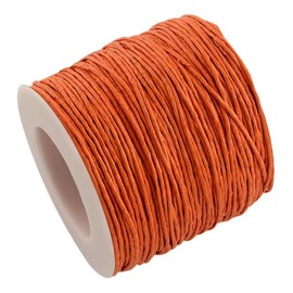 Hilo de algodón encerado de 100 yardas, 1 mm, con revestimiento de cera, cuerda para collares, pulseras, joyería trenzada, costura, jarrón de macramé