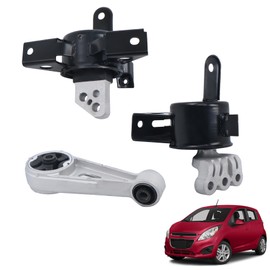 munirater 3PCS Engine Motor & Trans Mount Replacement for Spark 2011-2015 1.2L Spark Classic 2017 1.2L 3370 A5512HY A5521 A5511 96686002