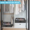 Under Bed Shoe Storage Organizer for Closet, Fits 32 Pairs