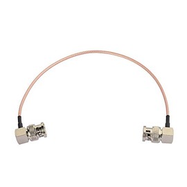 Eightwood SDI Cable BNC Male Right Angle to Male Right Angle 30cm RG179 Coax for BMCC Blackmagic BMPCC HD Video Camera Flexible CB Radio Antenna