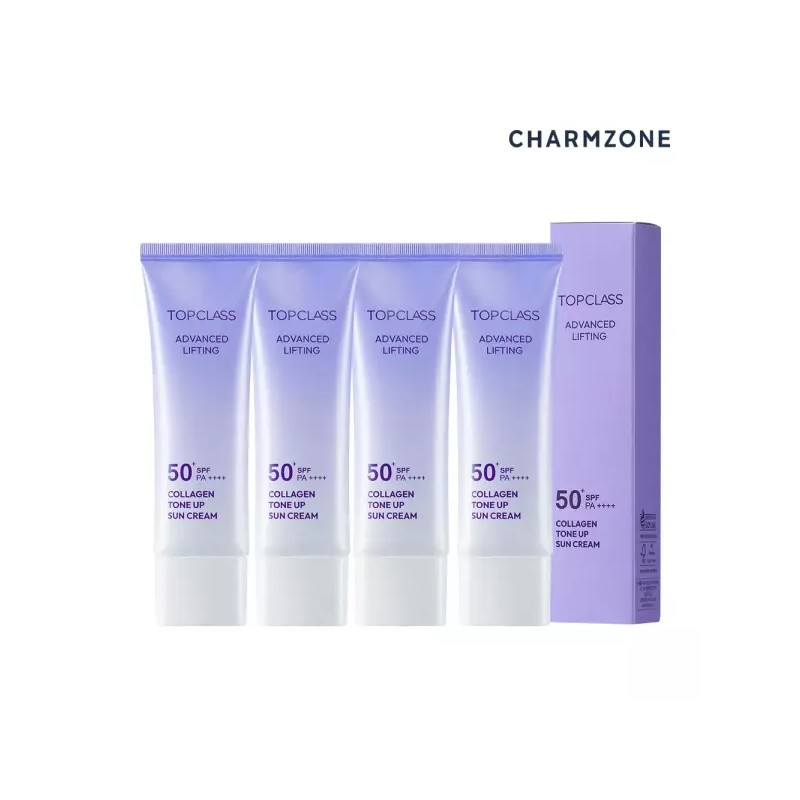 Chamzone 참존 탑클래스 어드밴스드 리프팅 톤업 선크림 SPF 50+ PA++++