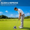 Golf Putting Mirror Training Aid, 12"x5.7" Putting Alignment Mirror