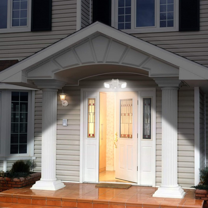 HONWELL Motion Sensor Light Outdoor Battery Powered Outside Security Flood
