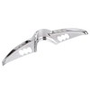 Bid4ze Motorcycle Chrome Batwing Dash Button Switch Panel Accent Cover