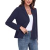 YOUNIFIZ Women's Long Sleeve Blazer Button Front Notched Lapel Jacket