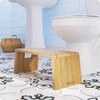 Squatty Potty Oslo Folding Bamboo Toilet Stool – 7 Inches,
