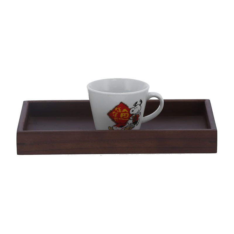Tea Tray Walnut Material Nontoxic Environmental Protection Breakfast Tray for