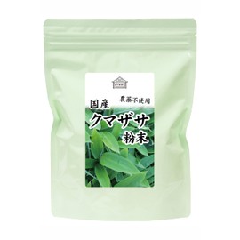 Natural Health Corporation Bear Zasa Powder, 3.5 oz (100 g), Powder, Kumuma Sasa Tea, Green Juice, Supplement, Made in Japan, No Additives