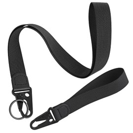 Molain Wrist and Neck Lanyards, Keychain Lanyard Wristlet Strap with Fixed Buckle 2 Pieces