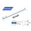 Katiolot 18 inch F15T8-KB Soft White Fluorescent Light Bulb Replacement