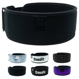 2POOD 4인치 역도 벨트 | CrossFit 너비로 지지력, 유연성, 쉽게 교차 훈련할 수 있는 능력을 위해 제작됨 [Purple Pulse] 2POOD 4-Inch Weightlifting Belt | Designed for Support, Flexibility, and Easy Cross Training with CrossFit Width [Purple Pulse]