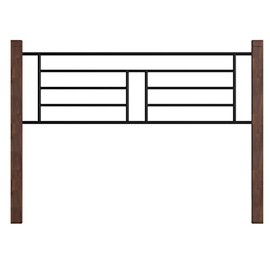 Hillsdale Raymond Metal Headboard, Queen (U.S. Standard), Textured Black