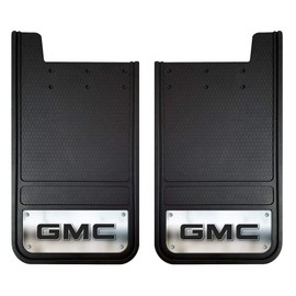 PLASTICOLOR Gmc Heavy Duty Rear 12 X 23 Mud Guards, 12" x 23" Rear Mud Guards (001842R01)