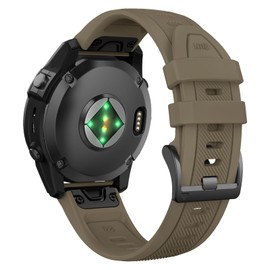 NotoCity Compatible with Fenix 7 Watch Band,22mm Quickfit Silicone Band for Fenix 6 /Fenix 6 Pro/Fenix 7/Fenix 5/Fenix 5 Plus/Fenix 8 47mm/Approach S60/S62/Quatix 6 Smartwatches