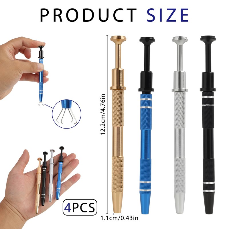 4-Piece Piercing Pliers Set, Piercing Ball Twister, Piercing Pliers for