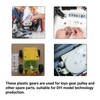 Fafeicy Plastic Gears Set Pulley Belt Worm Kits Crown Gear