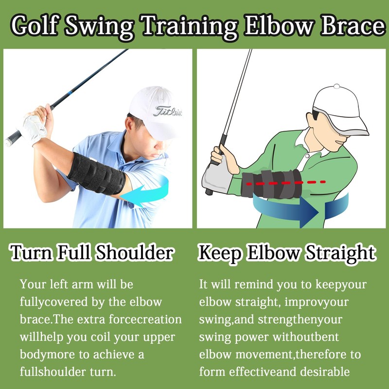 Golf Swing Training Aid, Straight Arm Golf Training Aid -