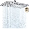 G-Promise - Cabezal de ducha de lluvia extragrande de metal