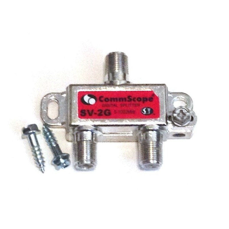 CommScope 2-way Cable TV DIGITAL CABLE INTERNET COAXIAL RG6 SPLITTER