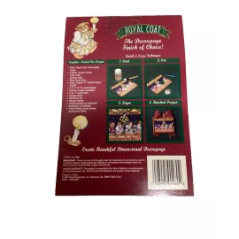 Plaid New Plaid Royal Coat Christmas Parde Decoupage Prints 8.5 X 5.5 inches 1994