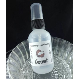 Humphrey's Handmade COCONUT Scented Body Spray, Cologne Fragrance Mens Womens Unisex Tropical Sweet