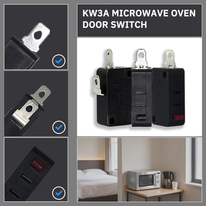 Replacement of the Door Switch for the Microwave Oven KW3A