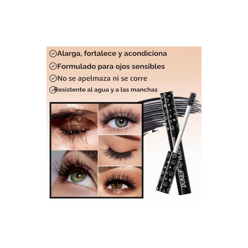 Máscara De Pestañas Blanca Volumen Y Longitud Máscara De Pestañas