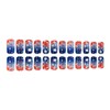 Independence Day Press on Nails Medium Square Fake Nails Blue