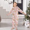 AEZODI Cute Capybara Strawberry Onesie Pajamas Zip Up One Piece