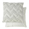 Emma Barclay Nyla Soft Touch Zigzag Cushion Cover (White)