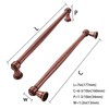 khtumeware 10 Pack 6-1/4 Inch(160mm) Antique Copper Cabinet pulls Kitchen