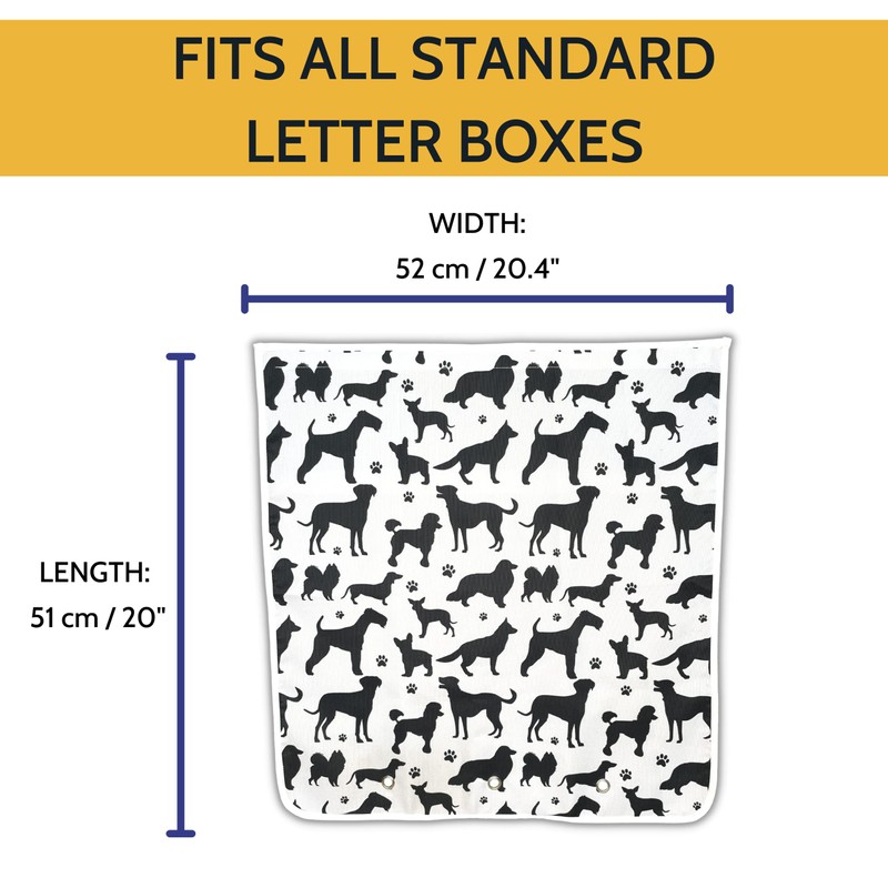 Slimline Mail Slot Catcher for Door (20.4" W x 20"