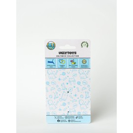 UglyToys USA - UglyMice Collection, Refillable Plush Catnip Mouse Toy for Cats, Blue & Yellow Colors for Visual Enrichment, Hidden Pouch Catnip Included