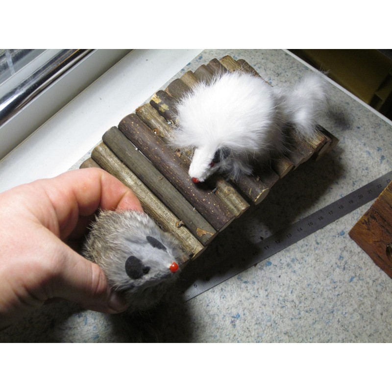 Wooden Bridge Hamster Mouse 22 x 10 cm