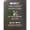 Cepillo de dientes Borgatta Ortodoncia Nano Ortho medio pack x