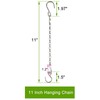 Chain for Hanging Plants,11 Inch Silver Hanging Chain, Small Hanging