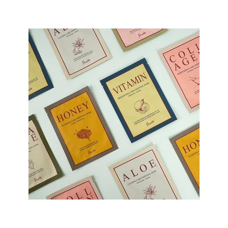 (50매+50매)에센셜 콜라겐 수분 마스크팩 6종 (50 sheets + 50 sheets)