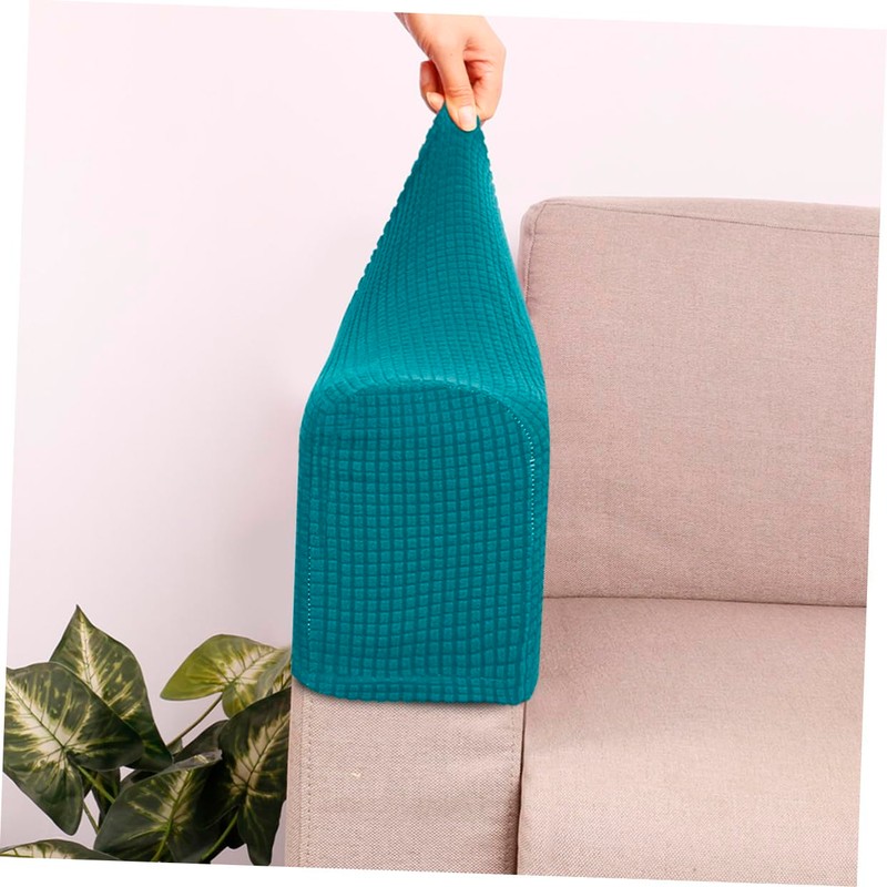 Ciieeo 6pcs Elastic Sofa Armrest Covers Soft Arm Rest Protectors