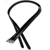Majestic Ally Genuine Leather Stirrup for English Saddle (Black, 60