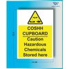 Dam Words 3 x Coshh Sign, Safety First | 20
