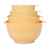 BoxedHome Nesting Plastic Mixing Bowl Set, 4 Piece Mixing Bowl