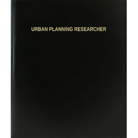 BookFactory Urban Planning Researcher Log Book/Journal/Logbook - 120 Page, 8.5''x11'', Black Hardbound (XLog-120-7CS-A-L-Black(Urban Planning Researcher Log Book))