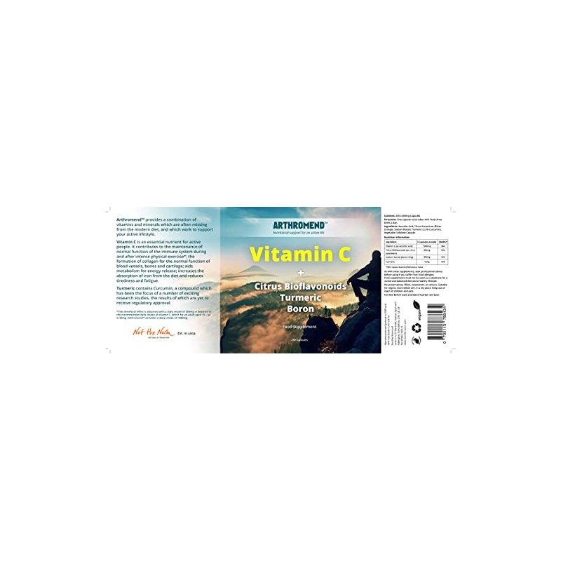 Arthromend | Food Supplement for Joint Support | Vitamin C,