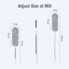 Vicloon Washable Telescopic Duster, Microfibre Stainless Steel Telescopic Rod and