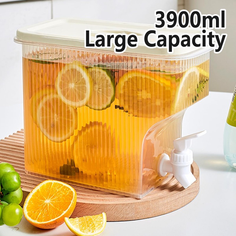 AIMALL 3900ml Refrigerator Cold Water Kettle with Spout and Lid