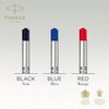 Parker Ballpoint Pen Refills Medium Point Blue QUINKflow Ink 10