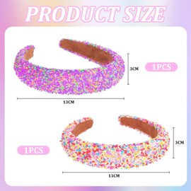 2 Pieces Of Wide-Brimmed Headbands, Creative Headbands, Hairstyle Decoration Headbands, Fashionable Headbands, Cute Headbands, Clothing Accessories
