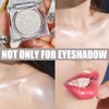 Glitter White Eyeshadow, Shimmer White Single Eye Make-Up Fine Powder