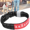 LED Pet Adjustable Collar USB Rechargeable Soft Dog Lighting Night