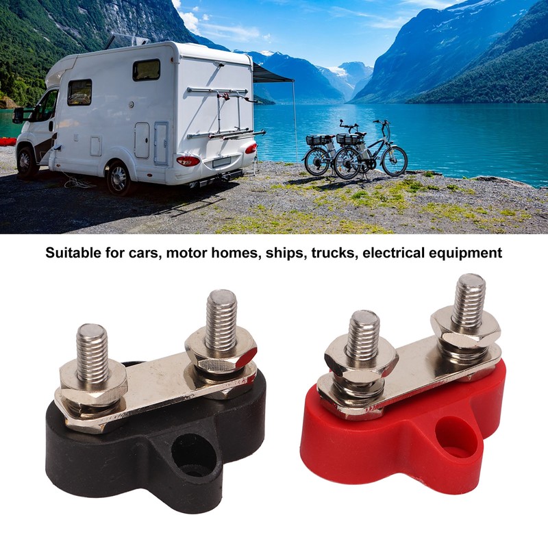 1 Pair 48V Battery Power Stud Stainless Steel Post Bus